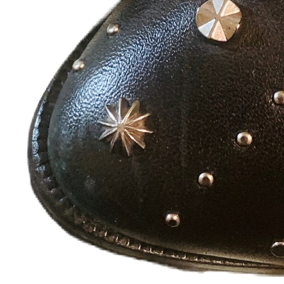 Sam Edelman - Brian Black Leather Studded Bootie - Picture 5 of 9